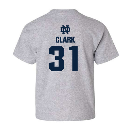 Notre Dame - NCAA Baseball : Evan Clark - Classic Fashion Shersey Youth T-Shirt-1