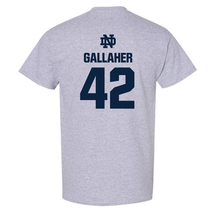 Notre Dame - NCAA Men's Lacrosse : Christian Gallaher - Classic Fashion Shersey T-Shirt-1