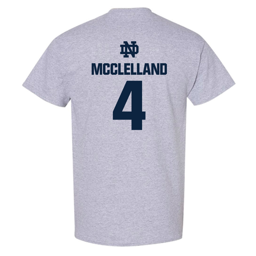 Notre Dame - NCAA Women's Lacrosse : Ellie McClelland - Classic Fashion Shersey T-Shirt-1