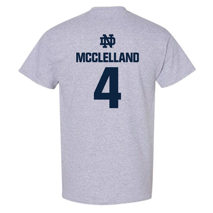 Notre Dame - NCAA Women's Lacrosse : Ellie McClelland - Classic Fashion Shersey T-Shirt-1