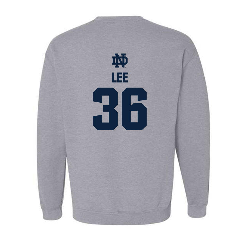 Notre Dame - NCAA Baseball : Oisin Lee - Classic Fashion Shersey Crewneck Sweatshirt