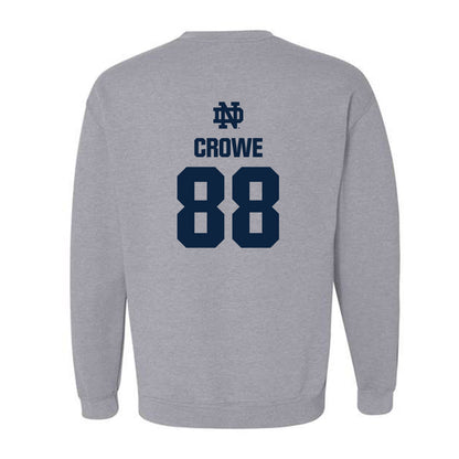 Notre Dame - NCAA Men's Lacrosse : Luke Crowe - Classic Fashion Shersey Crewneck Sweatshirt