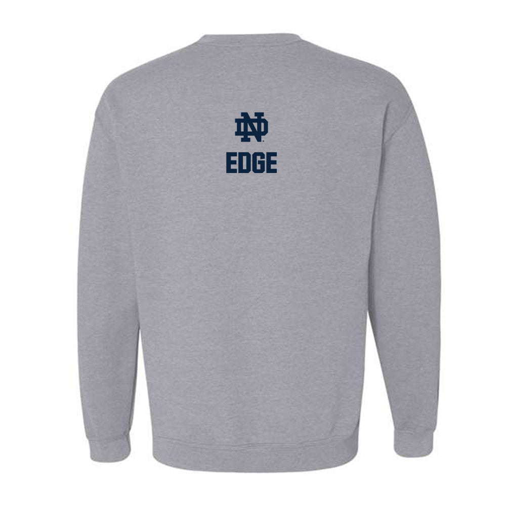 Notre Dame - NCAA Men's Swimming & Diving : James Edge - Classic Fashion Shersey Crewneck Sweatshirt