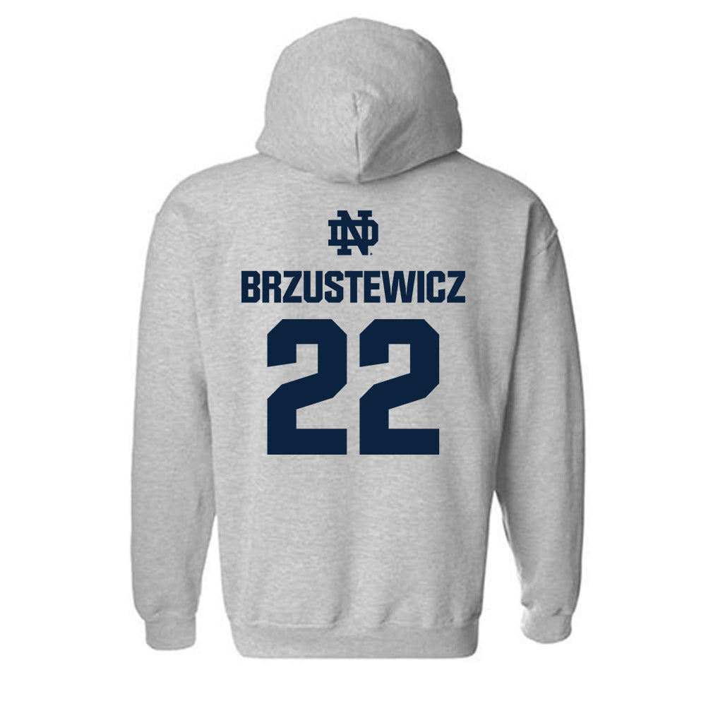 Notre Dame - NCAA Baseball : Parker Brzustewicz - Classic Fashion Shersey Hooded Sweatshirt