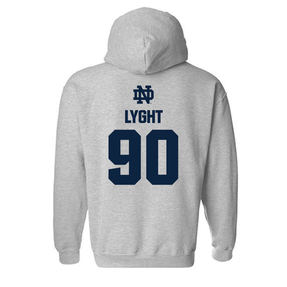 Notre Dame - NCAA Men's Lacrosse : Shawn Lyght - Classic Fashion Shersey Hooded Sweatshirt