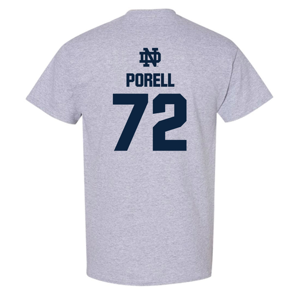 Notre Dame - NCAA Men's Lacrosse : Thomas Porell - Classic Fashion Shersey T-Shirt-1