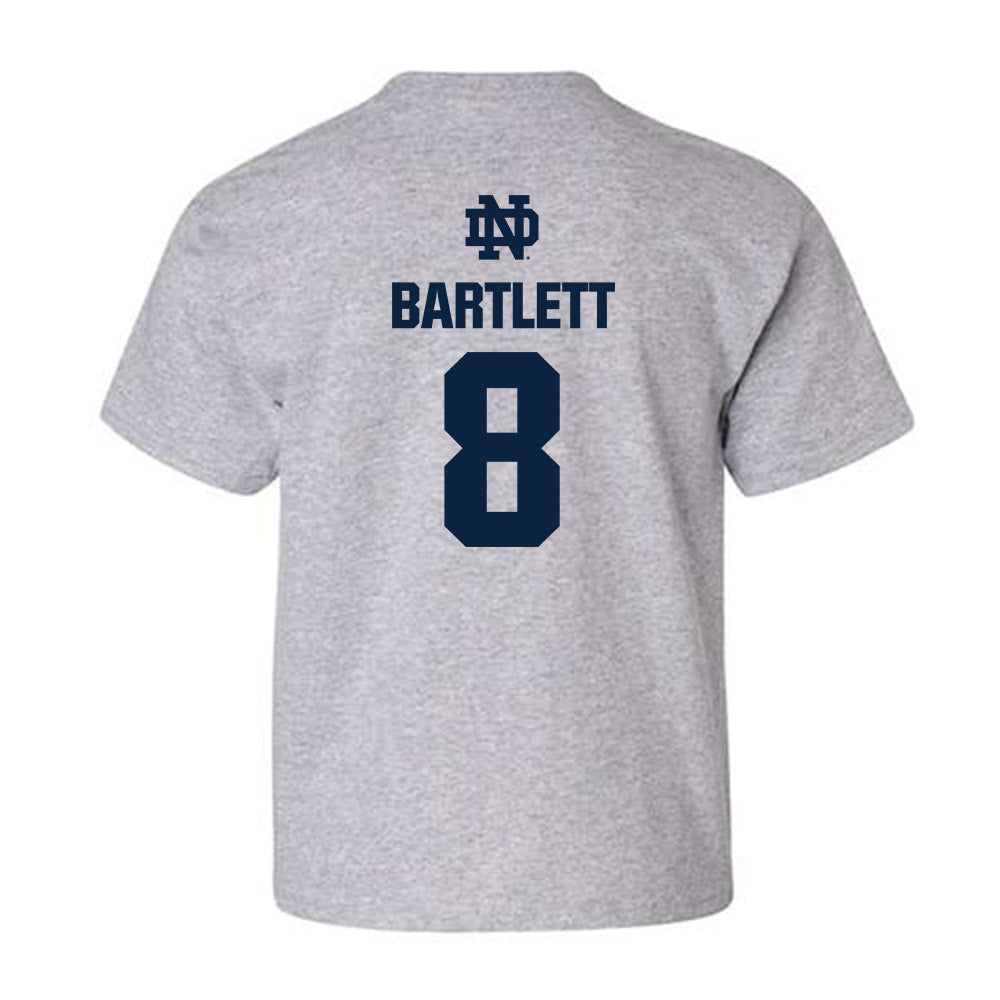 Notre Dame - NCAA Men's Soccer : Nici Bartlett - Classic Fashion Shersey Youth T-Shirt-1