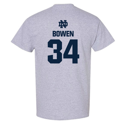 Notre Dame - NCAA Football : Drayk Bowen - Classic Fashion Shersey T-Shirt-1