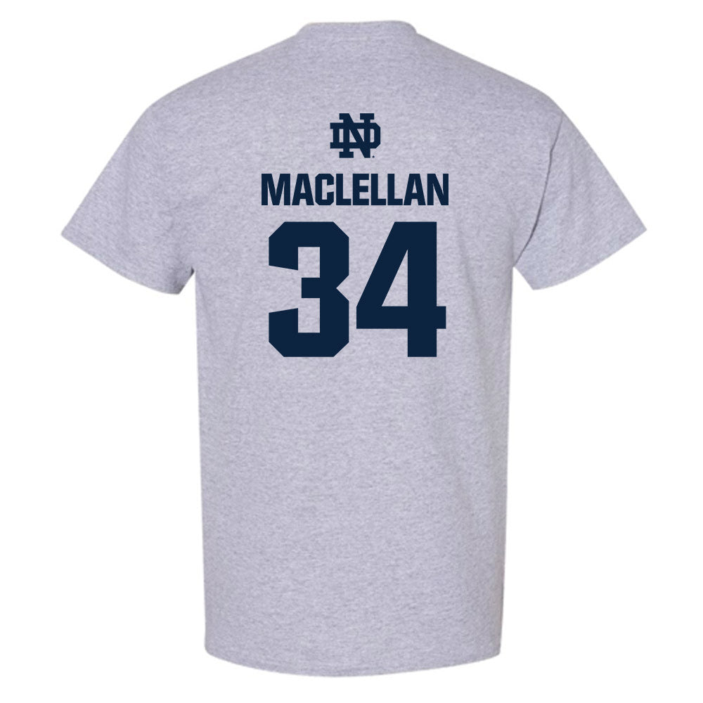 Notre Dame - NCAA Men's Basketball : Matthew MacLellan - Classic Fashion Shersey T-Shirt-1