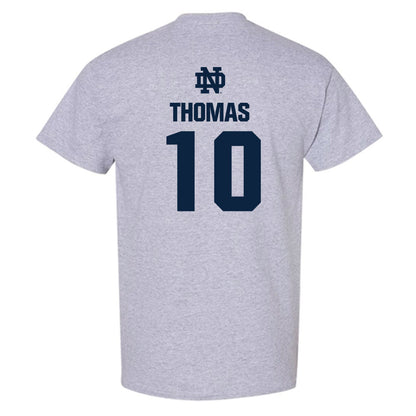 Notre Dame - NCAA Football : Loghan Thomas - Classic Fashion Shersey T-Shirt-1