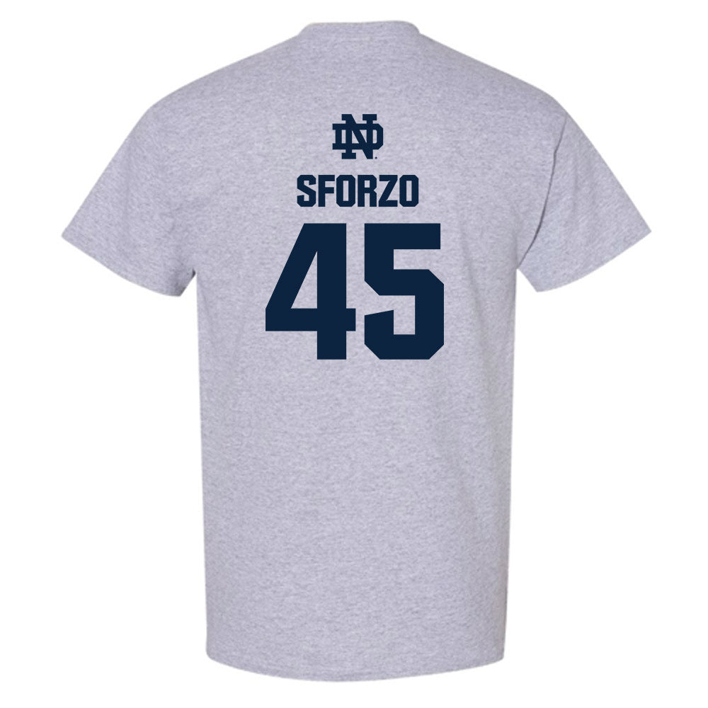 Notre Dame - NCAA Men's Lacrosse : Ryan Sforzo - Classic Fashion Shersey T-Shirt-1