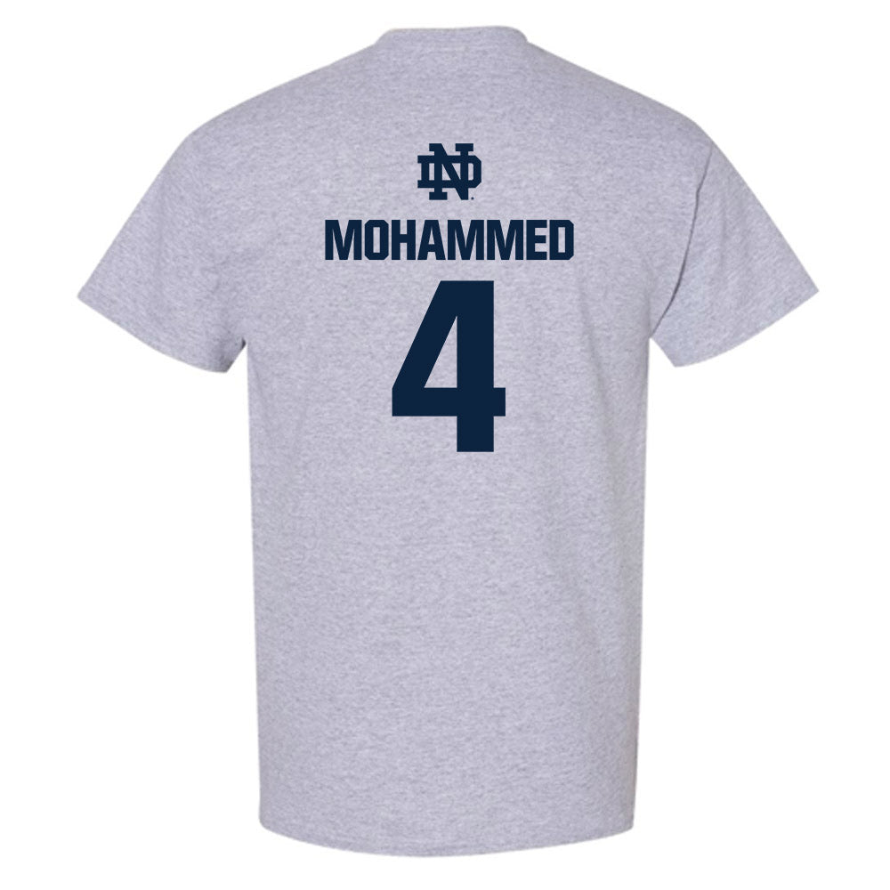 Notre Dame - NCAA Men's Basketball : Sir Mohammed - Classic Fashion Shersey T-Shirt-1