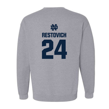 Notre Dame - NCAA Women's Soccer : Grace Restovich - Classic Fashion Shersey Crewneck Sweatshirt