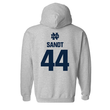 Notre Dame - NCAA Women's Volleyball : Ella Sandt - Classic Fashion Shersey Hooded Sweatshirt