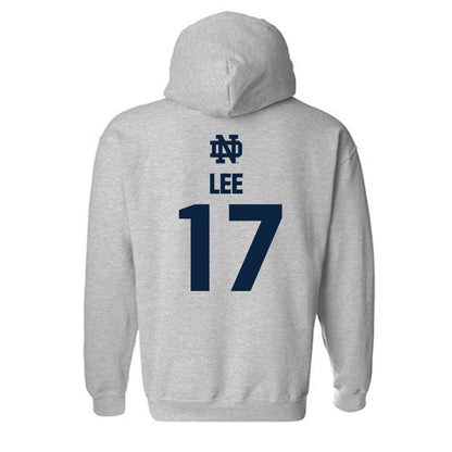 Notre Dame - NCAA Baseball : Jayce Lee - Classic Fashion Shersey Hooded Sweatshirt