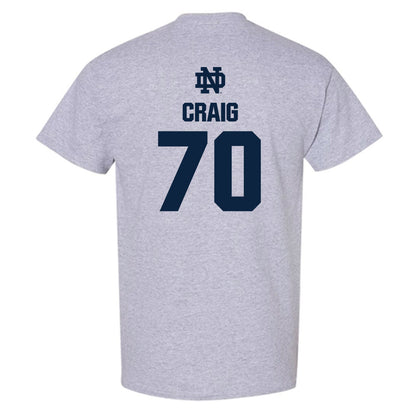 Notre Dame - NCAA Football : Ashton Craig - Classic Fashion Shersey T-Shirt-1