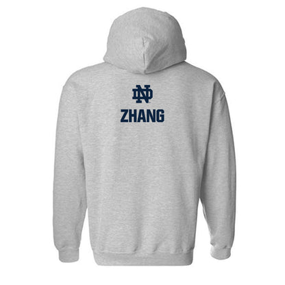 Notre Dame - NCAA Men's Fencing : Isaac Zhang - Classic Fashion Shersey Hooded Sweatshirt-1