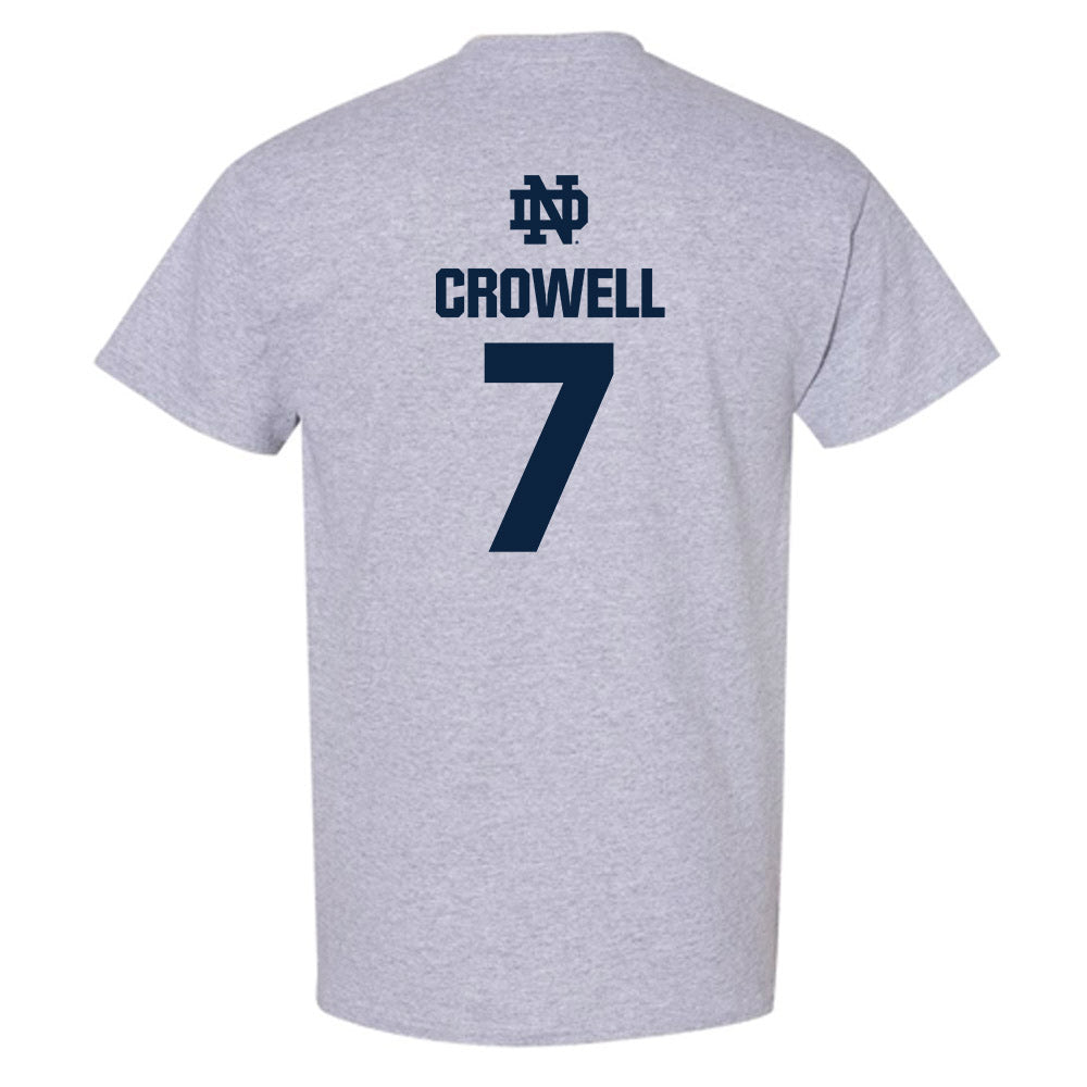 Notre Dame - NCAA Baseball : Caden Crowell - Classic Fashion Shersey T-Shirt-1