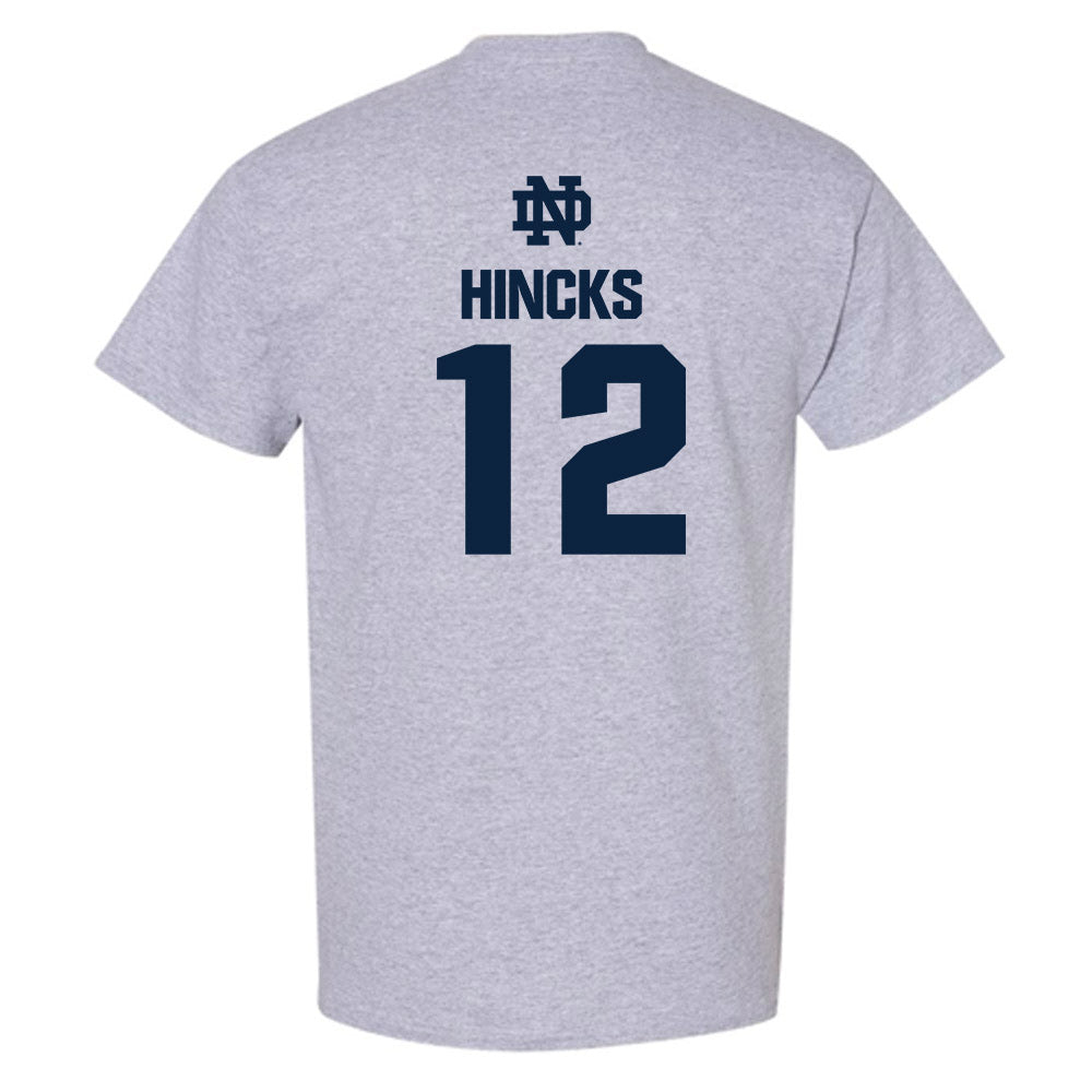 Notre Dame - NCAA Baseball : Connor Hincks - Classic Fashion Shersey T-Shirt