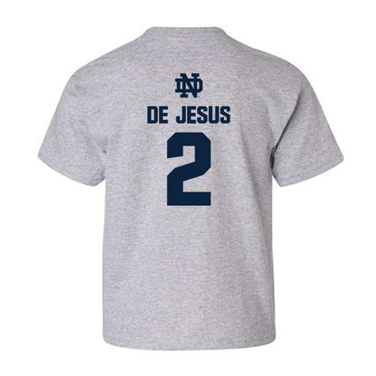 Notre Dame - NCAA Women's Basketball : Vanessa de Jesus - Classic Fashion Shersey Youth T-Shirt-1