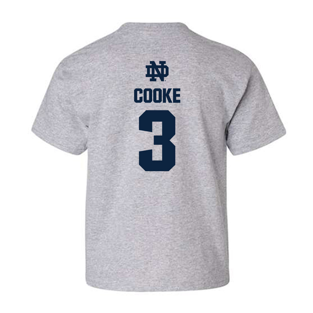 Notre Dame - NCAA Men's Lacrosse : Declan Cooke - Classic Fashion Shersey Youth T-Shirt-1