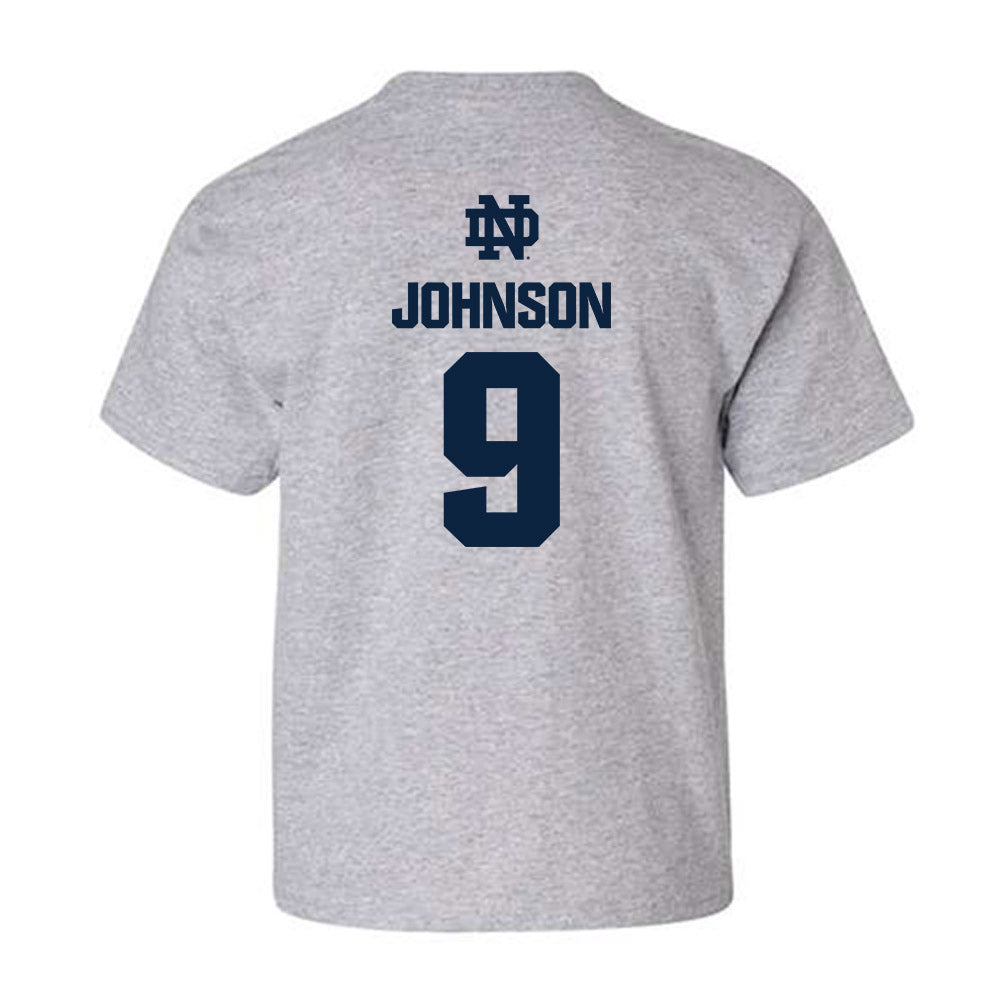 Notre Dame - NCAA Football : Brauntae Johnson - Classic Fashion Shersey Youth T-Shirt-1
