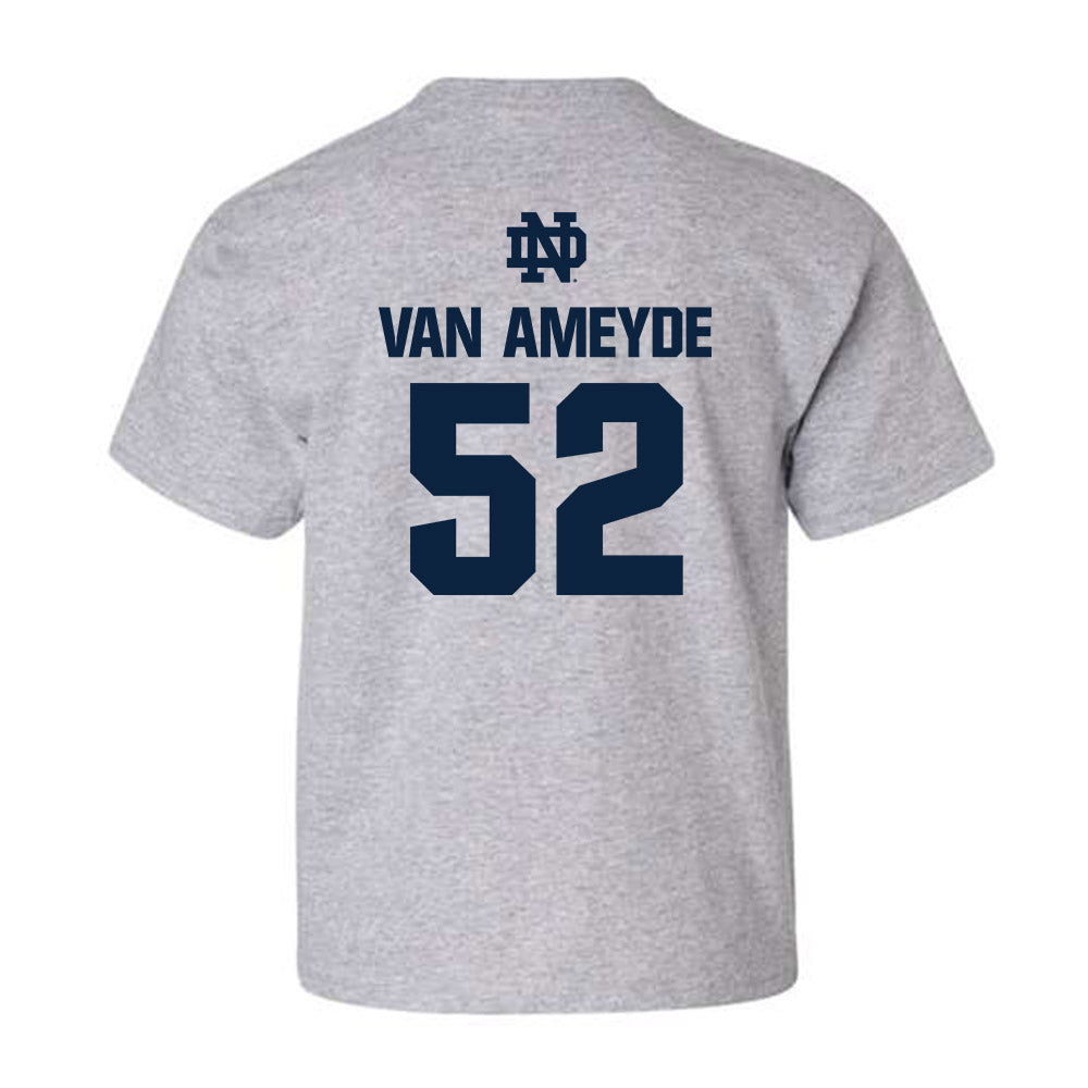 Notre Dame - NCAA Baseball : Chase Van Ameyde - Classic Fashion Shersey Youth T-Shirt