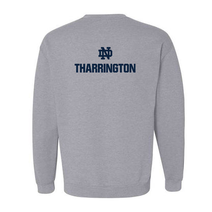 Notre Dame - NCAA Men's Swimming & Diving : Owen Tharrington - Classic Fashion Shersey Crewneck Sweatshirt-1