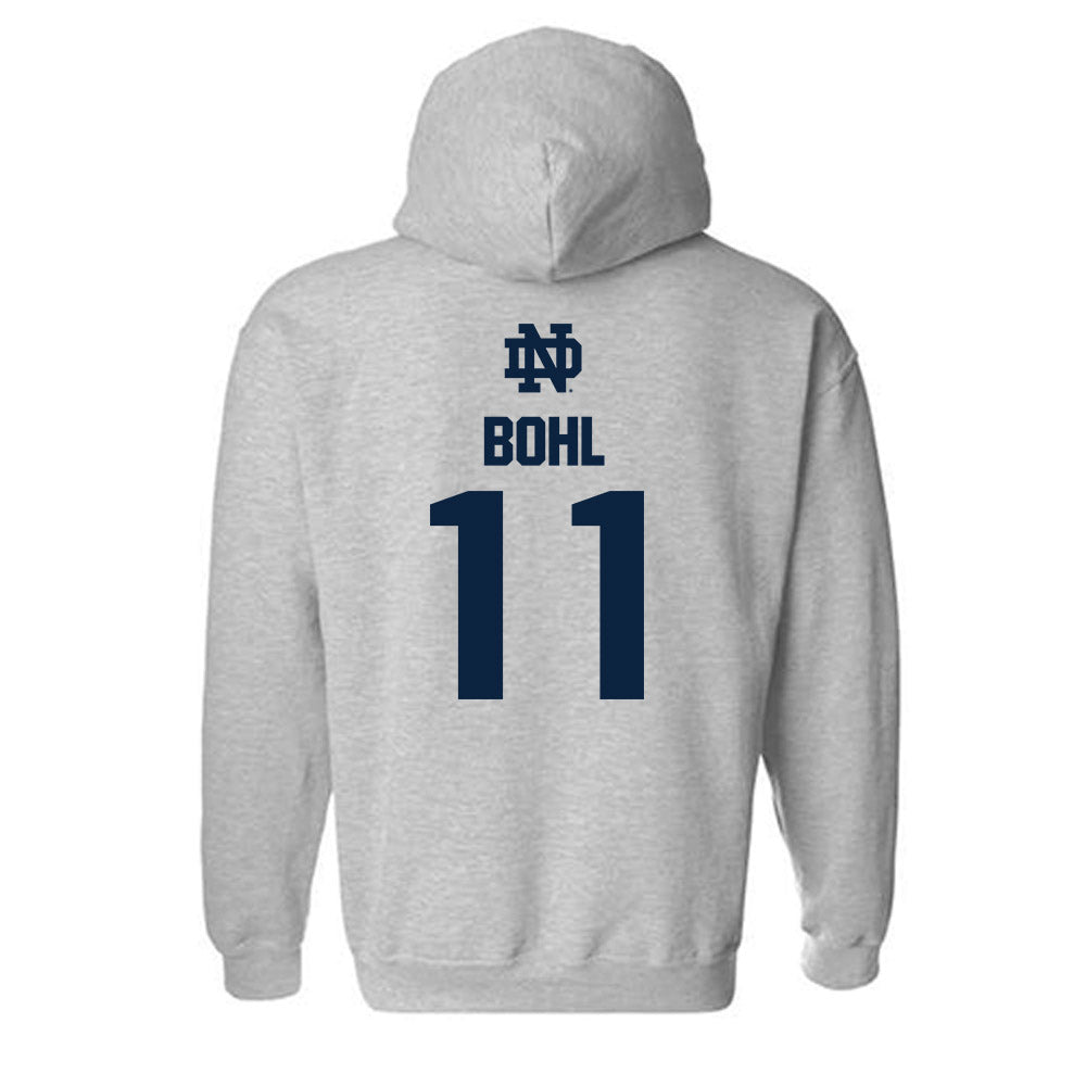 Notre Dame - NCAA Women's Volleyball : Mallory Bohl - Classic Fashion Shersey Hooded Sweatshirt