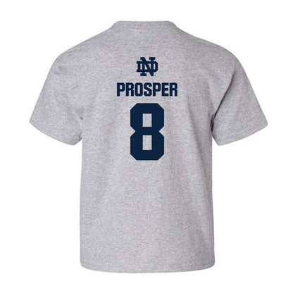 Notre Dame - NCAA Women's Basketball : Cassandre Prosper - Classic Fashion Shersey Youth T-Shirt-1