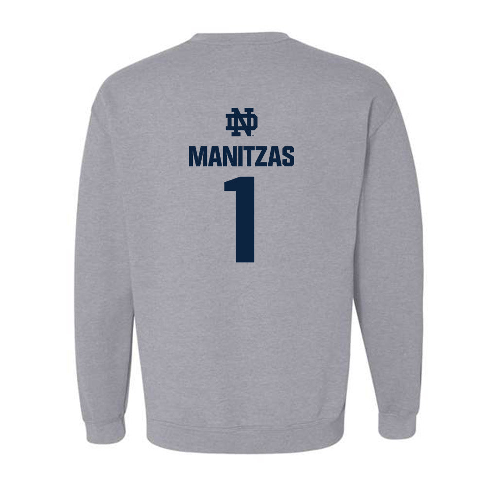 Notre Dame - NCAA Women's Volleyball : Alyssa Manitzas - Classic Fashion Shersey Crewneck Sweatshirt