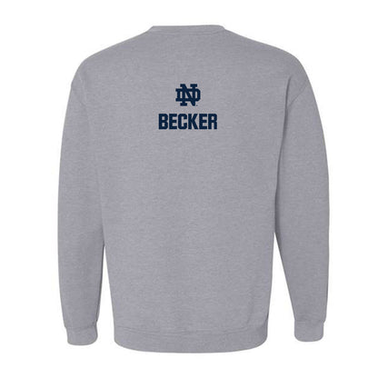 Notre Dame - NCAA Men's Tennis : Noah Becker - Classic Fashion Shersey Crewneck Sweatshirt