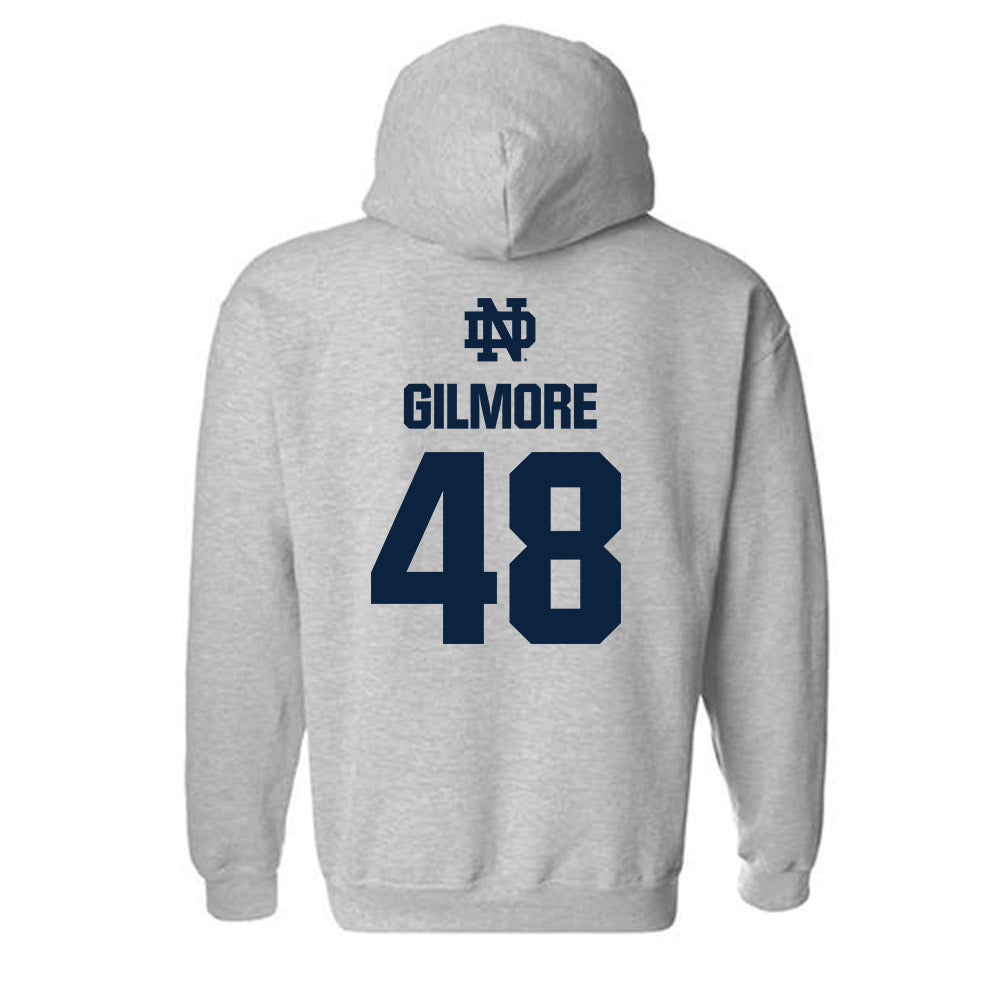 Notre Dame - NCAA Baseball : Clark Gilmore - Classic Fashion Shersey Hooded Sweatshirt