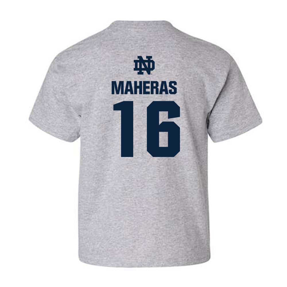 Notre Dame - NCAA Men's Lacrosse : Will Maheras - Classic Fashion Shersey Youth T-Shirt-1