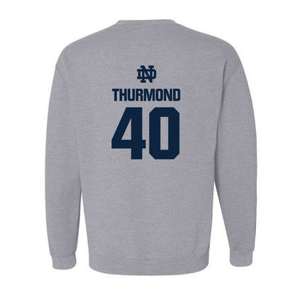 Notre Dame - NCAA Baseball : Eli Thurmond - Classic Fashion Shersey Crewneck Sweatshirt-1