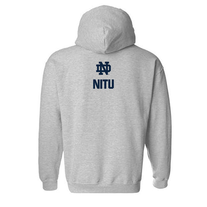 Notre Dame - NCAA Men's Fencing : Radu Nitu - Classic Fashion Shersey Hooded Sweatshirt-1