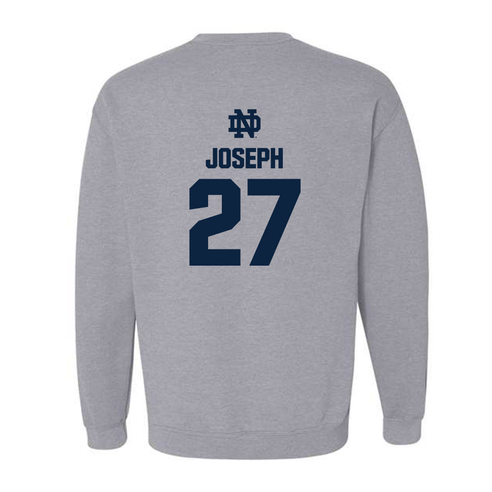 Notre Dame - NCAA Women's Soccer : Lily Joseph - Classic Fashion Shersey Crewneck Sweatshirt-1