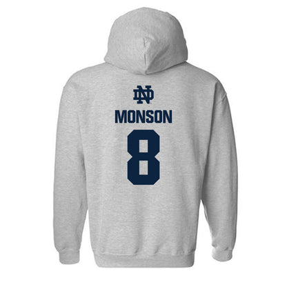 Notre Dame - NCAA Women's Volleyball : Hattie Monson - Classic Fashion Shersey Hooded Sweatshirt