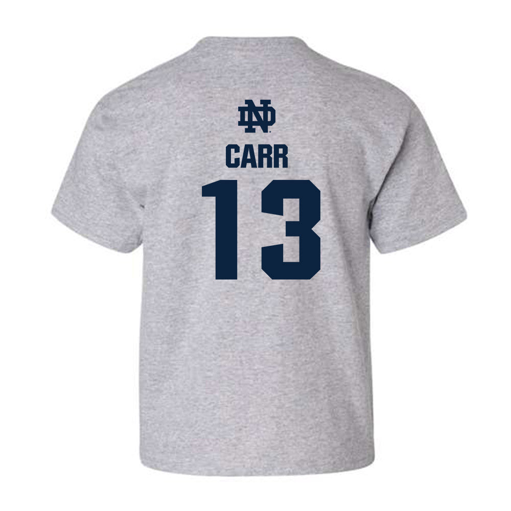 Notre Dame - NCAA Women's Lacrosse : Julia Carr - Classic Fashion Shersey Youth T-Shirt