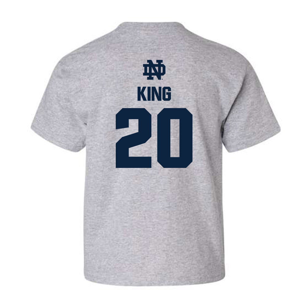 Notre Dame - NCAA Women's Basketball : Liatu King - Classic Fashion Shersey Youth T-Shirt