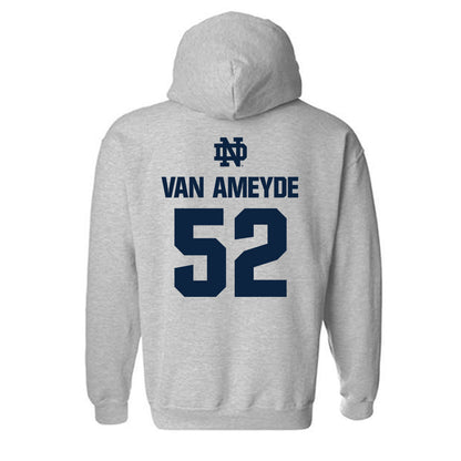 Notre Dame - NCAA Baseball : Chase Van Ameyde - Classic Fashion Shersey Hooded Sweatshirt