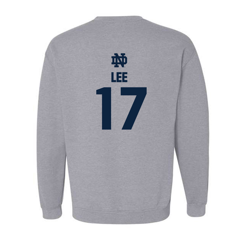 Notre Dame - NCAA Baseball : Jayce Lee - Classic Fashion Shersey Crewneck Sweatshirt