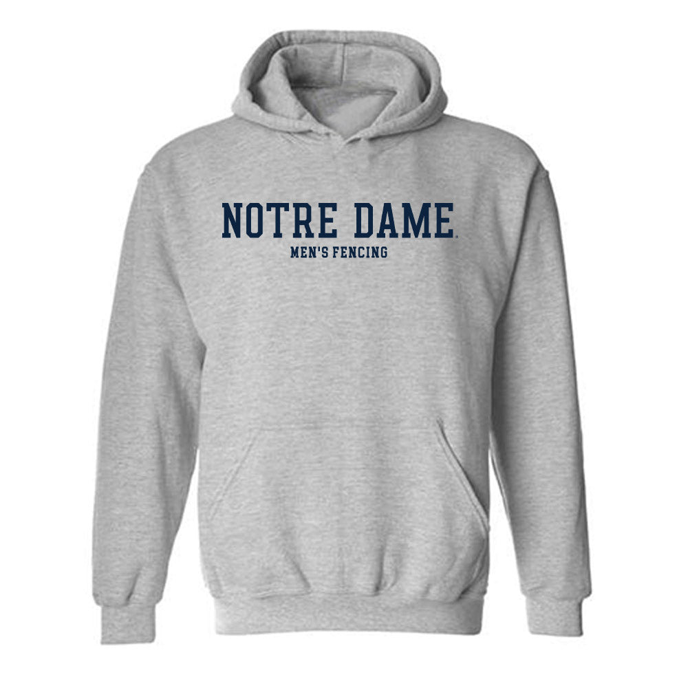 Notre Dame - NCAA Men's Fencing : Jason Zhao - Classic Fashion Shersey Hooded Sweatshirt