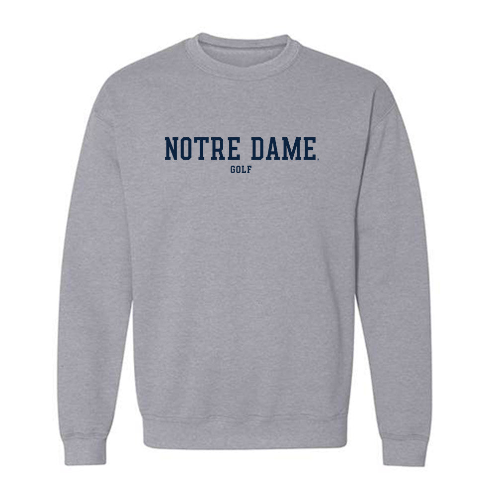 Notre Dame - NCAA Women's Golf : Jordan Levitt - Classic Fashion Shersey Crewneck Sweatshirt-0