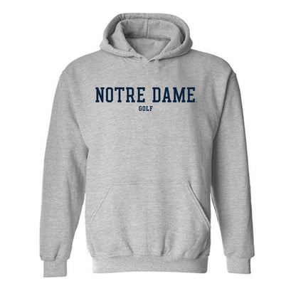 Notre Dame - NCAA Women's Golf : Jordan Levitt - Classic Fashion Shersey Hooded Sweatshirt-0