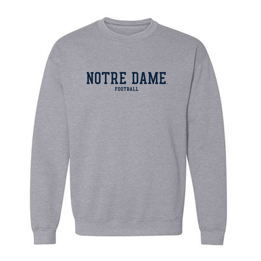 Notre Dame - NCAA Football : Sean Sevillano Jr. - Classic Fashion Shersey Crewneck Sweatshirt-0
