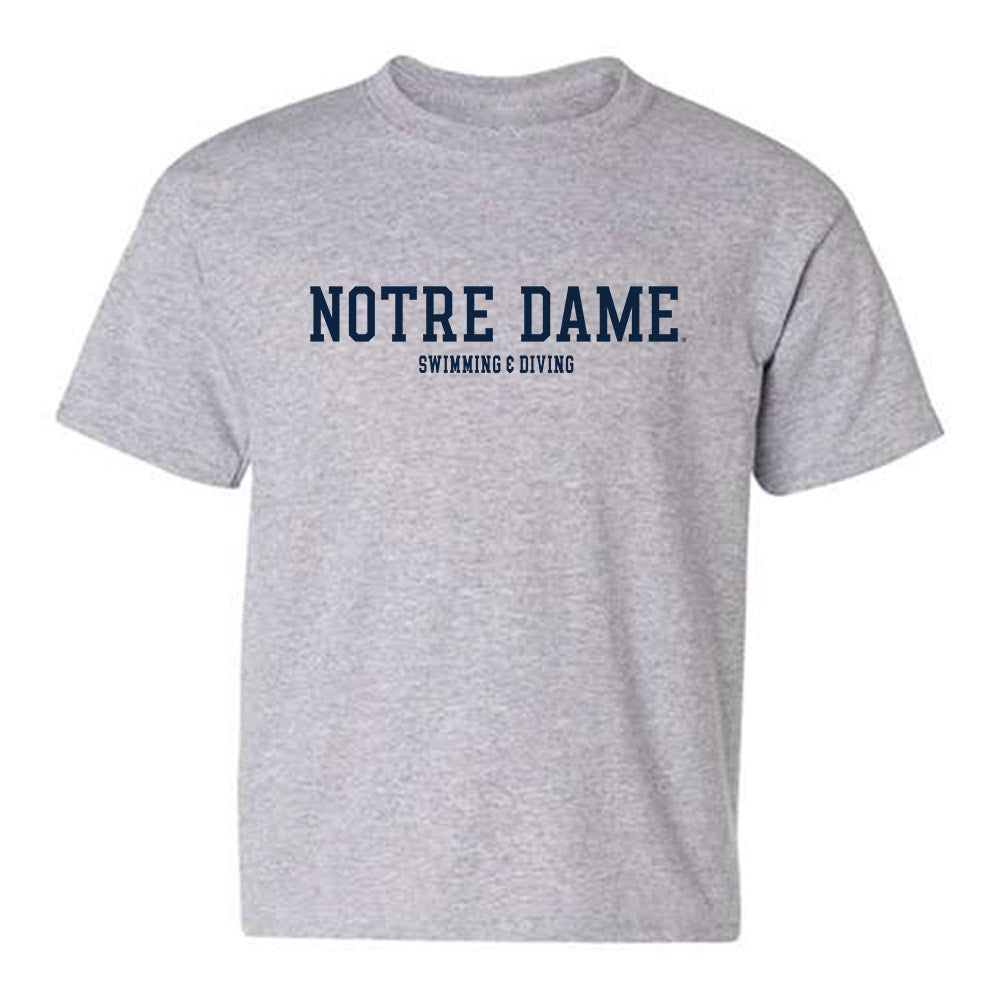 Notre Dame - NCAA Men's Swimming & Diving : Min-Gyo Jang - Classic Fashion Shersey Youth T-Shirt-0