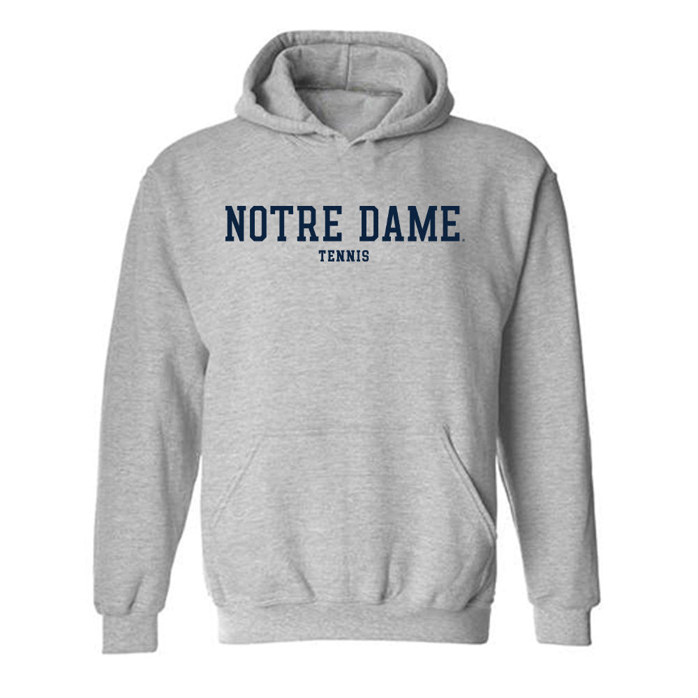 Notre Dame - NCAA Men's Tennis : Nicholas Patrick - Classic Fashion Shersey Hooded Sweatshirt-0