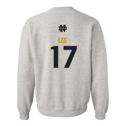 Notre Dame - NCAA Baseball : Jayce Lee - Classic Fashion Shersey Crewneck Sweatshirt