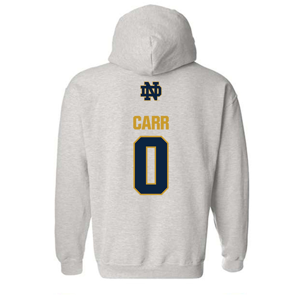 Notre Dame - NCAA Women's Lacrosse : Katherine Carr - Classic Fashion Shersey Hooded Sweatshirt